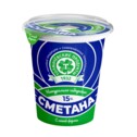 Сметана 15%, п/с стакан