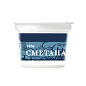 Сметана 15%, п/с стакан