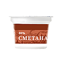 Сметана 20%, п/с стакан